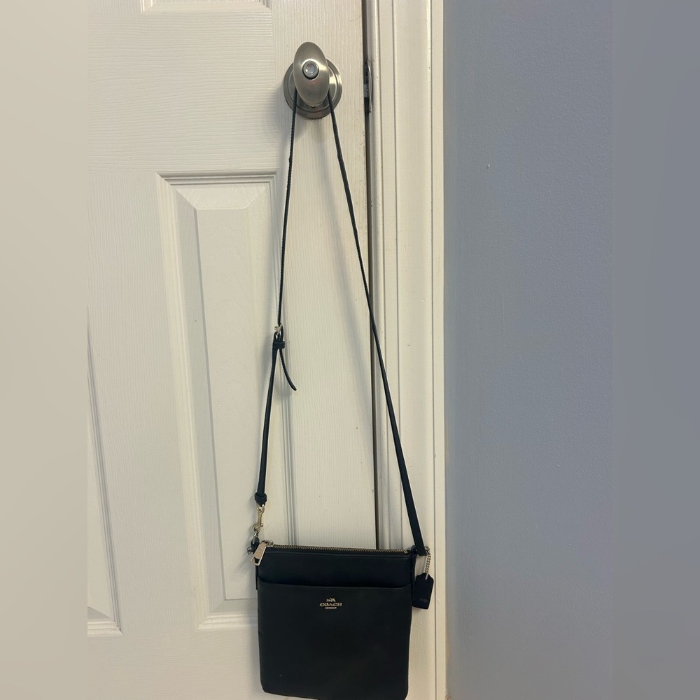 Coach Crossgrain Women's Small Crossbody Messenger Bag - Black